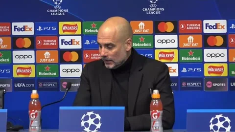 Guardiola: Our commitment has been exceptional, Manchester, GB - 18 Apr 2024 Stockbeeldmateriaal 272907260