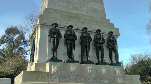 The Guards Memorial Horse Guards Parade London Stock Footage 46784174