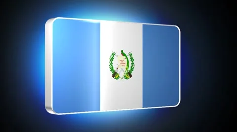 Guatemala 3d flag Stock Footage 7754241