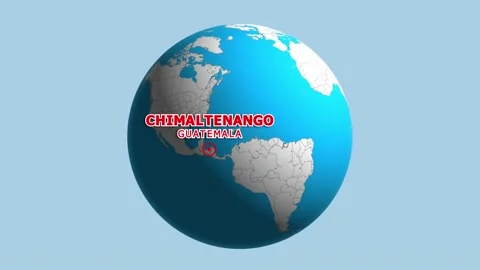 GUATEMALA CHIMALTENANGO ZOOM IN FROM SPACE Video stock 177487664