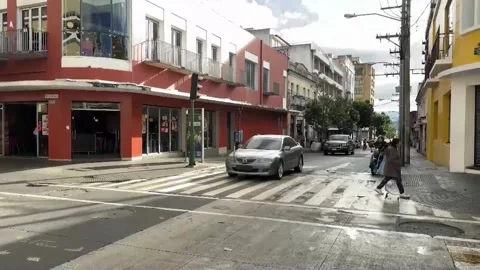 Guatemala experiences its first day under a state of siege, Guatemala City, GT - Stock Footage 327163643