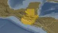 Guatemala extruded. Bumps. 4k or 4k+ Resolution