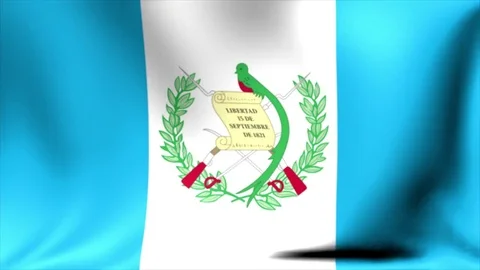 Guatemala Flag. Background Seamless Looping Animation. 4K High Definition Video Video stock 71780900