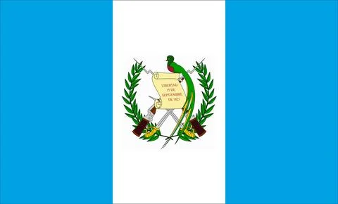 Guatemala Flag Design Stock Illustration