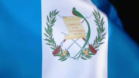 Guatemala Flag Flapping Stock Footage 118966731