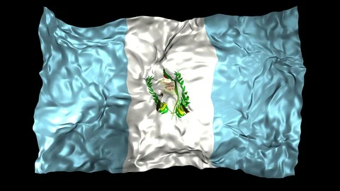 Guatemala flag Stock Footage 110810565