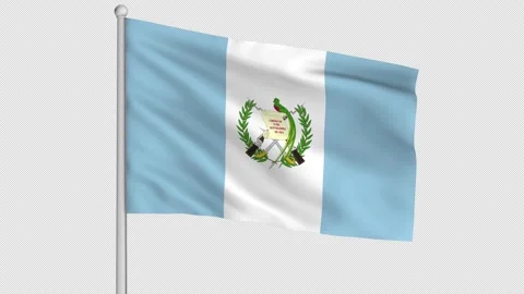 Guatemala Flag Stock-Footage 225334498