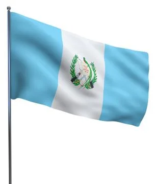 Guatemala Flag Image Stock Illustration