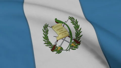 Guatemala Flag Loop Stock Footage 241249108