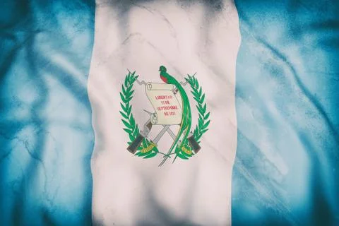 Guatemala flag waving Stock Illustration