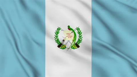 Guatemala flag waving in the wind. 4k footage of 3D flag animation. Stock Footage 133798523