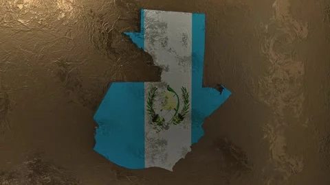 Guatemala Map Stock Footage 277863963