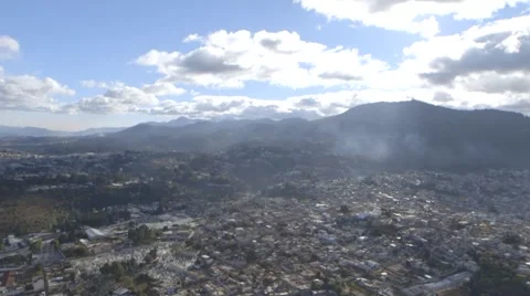 Guatemala Slums Aerial Stock Footage 60981981