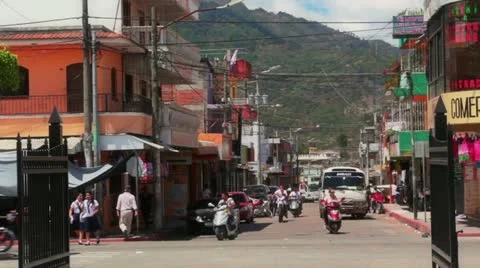 Guatemala Street Stock Footage 10831387