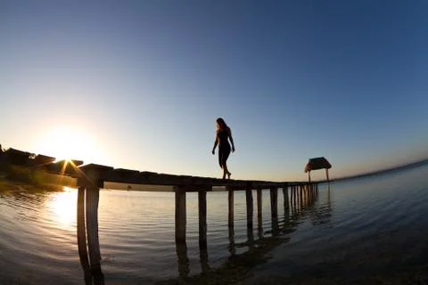 Guatemalan dawn Stock Photos
