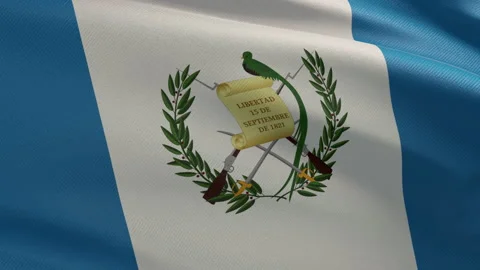 Guatemalan Flag Stock Footage 157132509