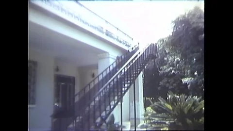 Guatemalan officials leave from Jutiapa Basic Infantry Training Center - 1969 库存影片 90462689