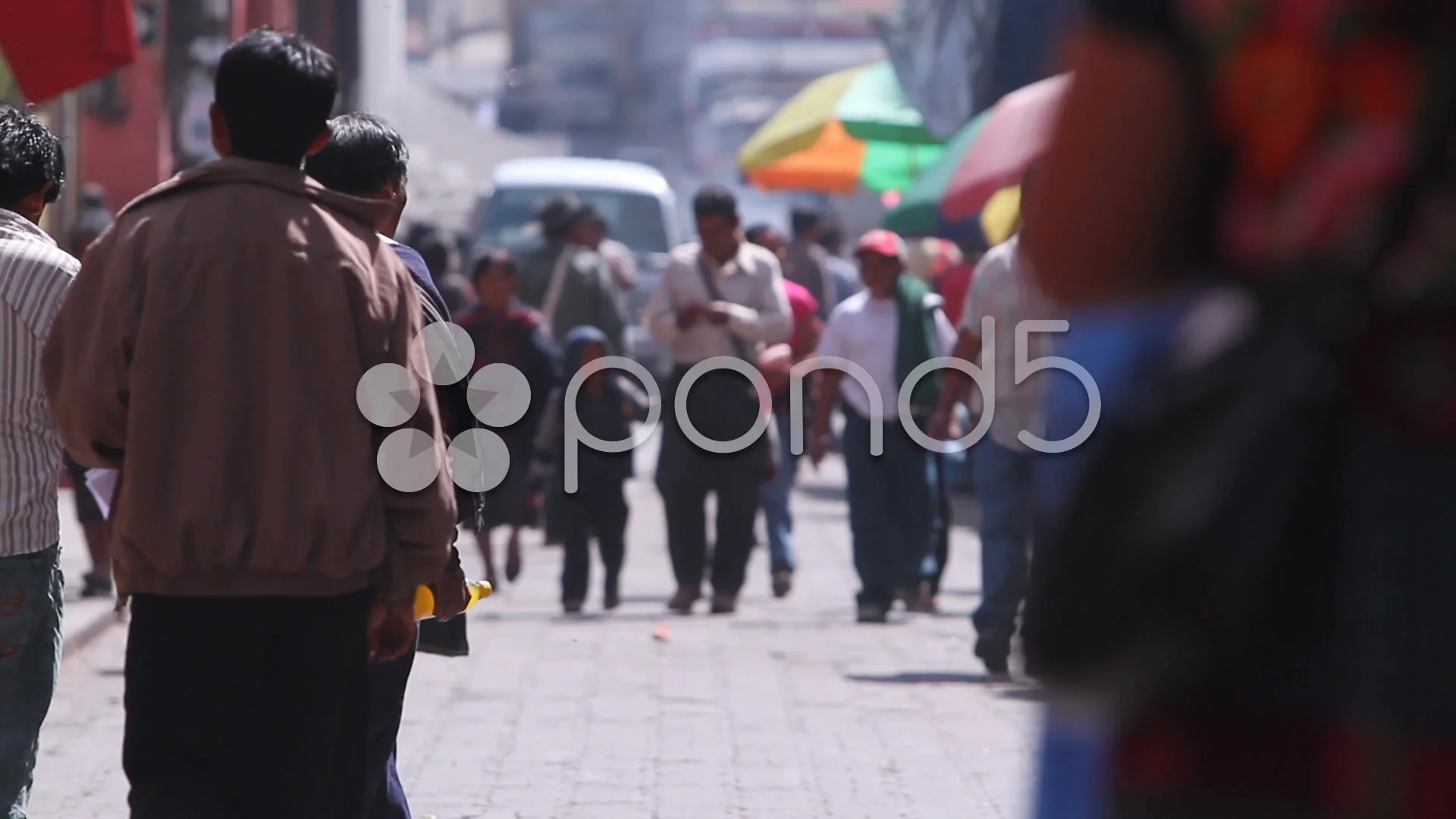 Guatemala.People walking on the streets of Chichicastenango 1