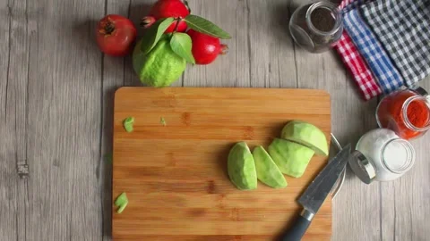 Guava cutting Stock Footage 287900253