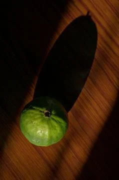 Guava fruit placed on a table Stock Photos