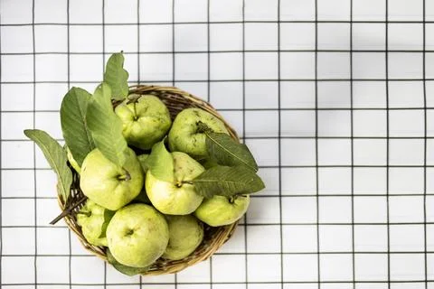 Guava Fruit On The Table Stock Photos
