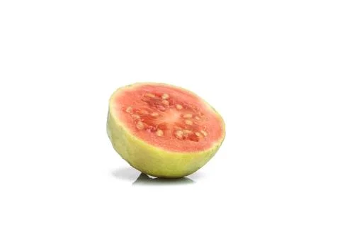 Guava isolated on white background. Stock Photos