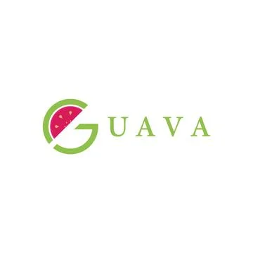 Guava logo template Stock Illustration