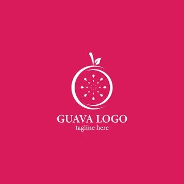 Guava logo template Stock Illustration