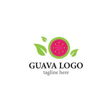 Guava logo template Stock Illustration