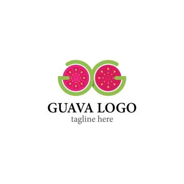 Guava logo template Stock Illustration