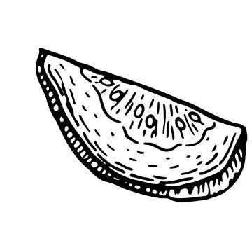 Guava slice vector food illustration. Single fresh or dried tropical fruit in Illustration