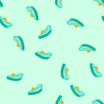 Guava tree jungle amazon isometric icon seamless pattern Stock Illustration