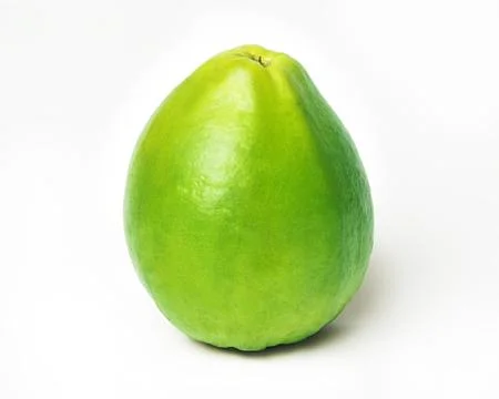 Guava on a white background Stock Photos