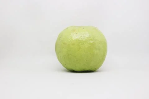 Guava on a White Background Stock-Fotos