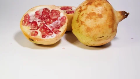Guava On White Backgroung 库存影片 97290406