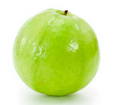 Guavaon white background Stock Photos