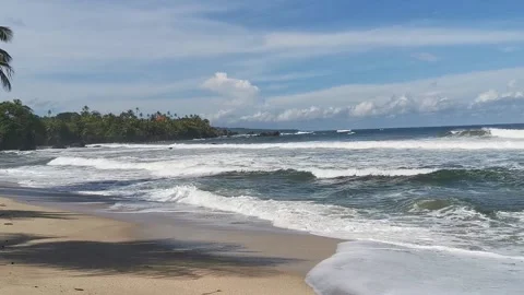 Guayamara Bay, Toco Main Road, Trinidad Stock Footage 168450865