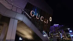 Gucci - Exclusive shops at Crystals - a , Stock Video