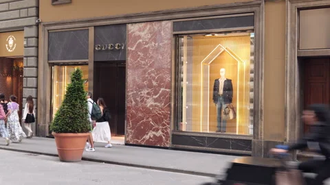 Gucci - Exclusive shops at Crystals - a , Stock Video