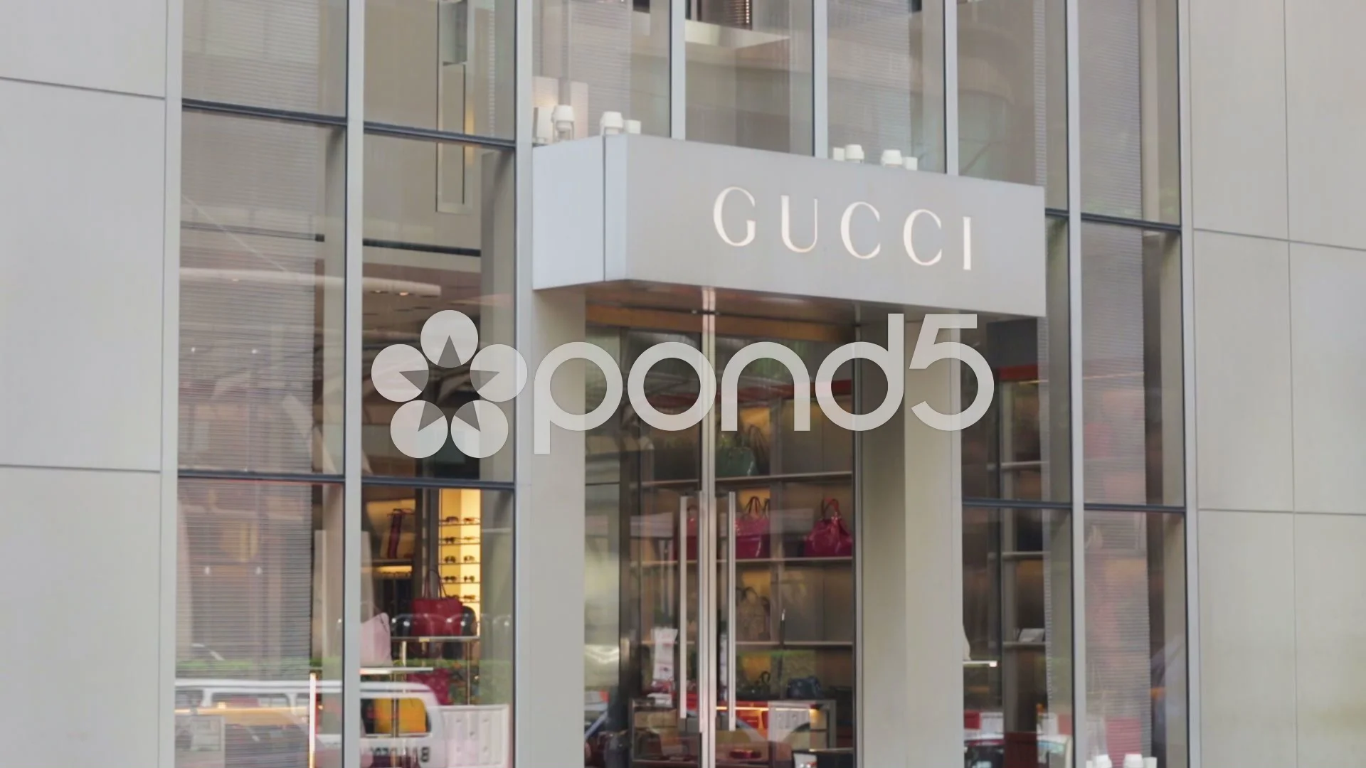 Gucci store. | Stock Video | Pond5