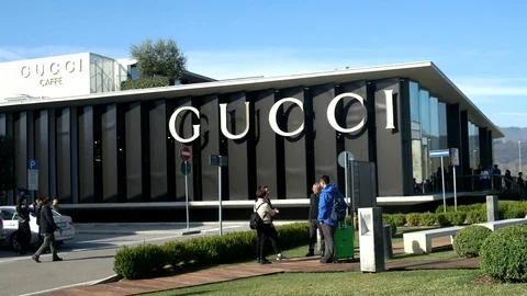 Gucci store. The Mall fashion outlet, Le... | Stock Video | Pond5