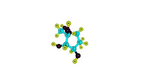 Gucosamine molecular structure on white background Stock Illustration