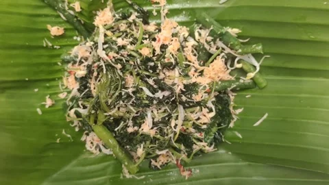 Gudangan A Traditional Dish from Java, Indonesia Stock Footage 295090812