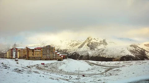 Gudauri Timelapse Video stock 80320845