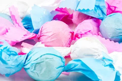 Gueffus or Sospiri, typical sweets of Sardinia, Italy Stock Photos