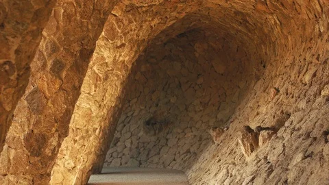 Guell Park, Barcelona Stock Footage 124708785