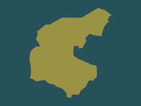 Guera, Chad. Solid color shape 스톡 일러스트