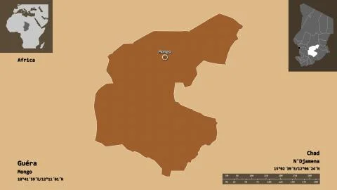Guera, region of Chad. Previews. Pattern イラスト素材
