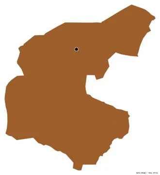 Guera, region of Chad, on white. Pattern イラスト素材