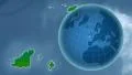 Guernsey and Globe. Bumps shaded 4k or 4k+ Resolution